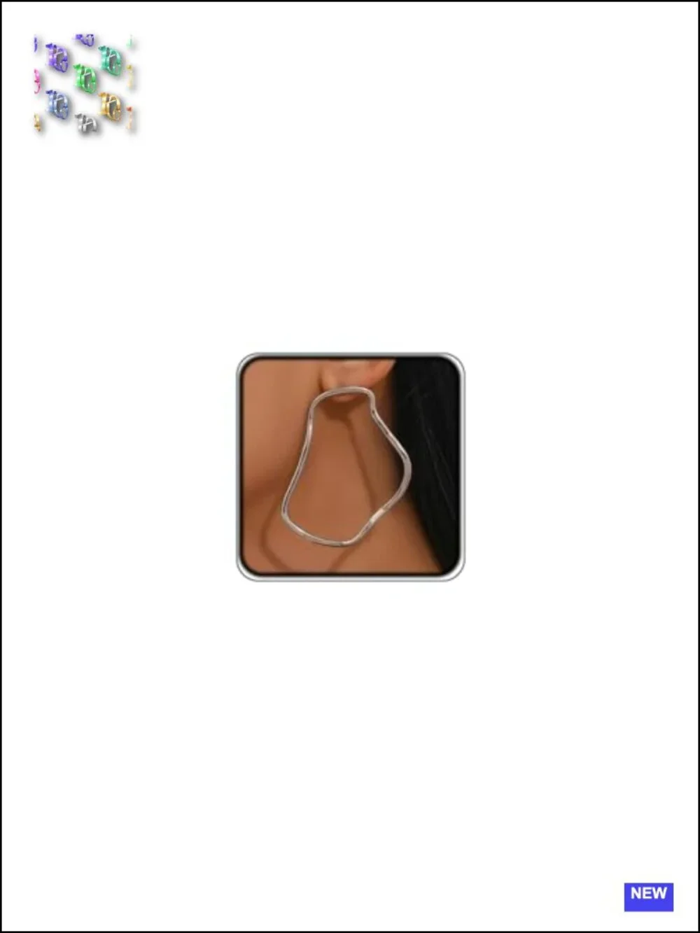 Oversized Geometric Statement Drop Dangle Earrings Gold Hoop Jewelry for Women